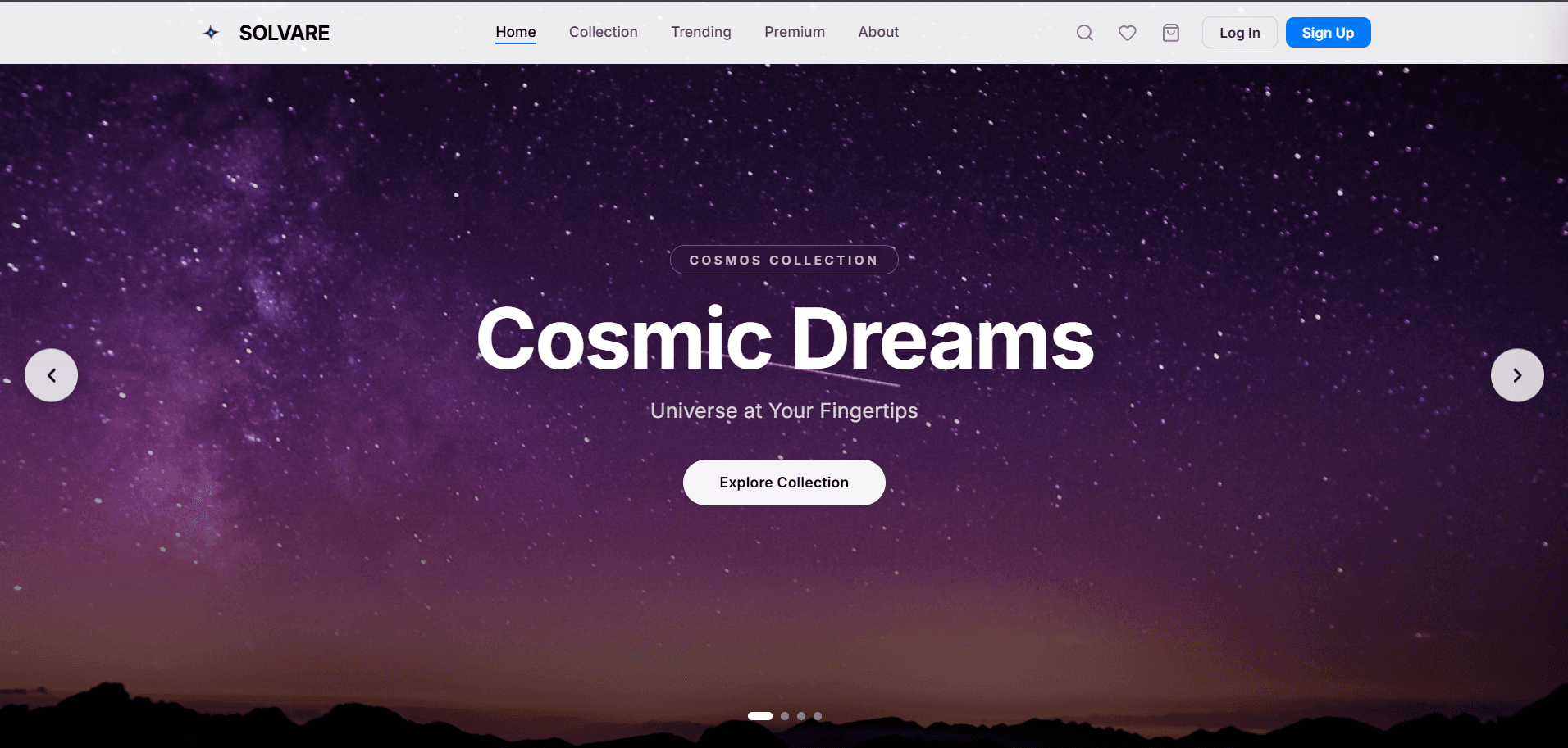 Solvare web interface project by Kunal Builds