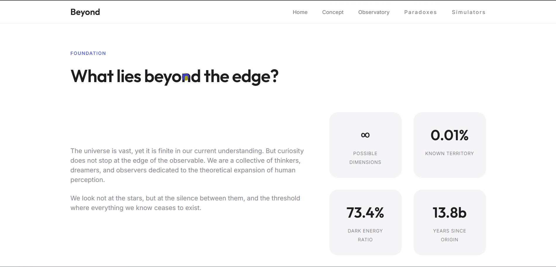 Beyond Reality creative digital interface project by Kunal Builds